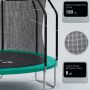 Каркасный батут Scholle FLIP 12FT, зеленый