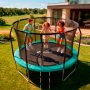 Каркасный батут Scholle FLIP 14FT, зеленый