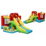 Надувной батут с горкой Happy Hop Приключение 9160