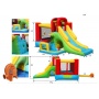 Надувной батут с горкой Happy Hop Приключение 9160