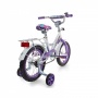 Велосипед Larsen Kids 14 бело-фиолетовый