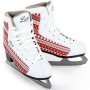 Коньки фигурные Larsen Red Flake красный р40