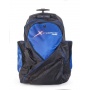 Рюкзак на колесах Larsen с ручкой X-Force 11S синий/черный
