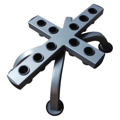 Стойка для грифов AeroFIT 10 шт, платина - купить по специальной цене в интернет-магазине "Уют в доме"