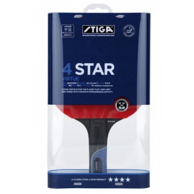 Профессиональная ракетка Stiga Virtue WRB, Crystal, TUBE, ACS накладка S5 - купить по специальной цене в интернет-магазине "Уют в доме"